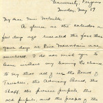 Angela Melville Correspondence