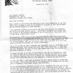 Angela Melville Correspondenc