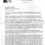 Angela Melville Correspondence