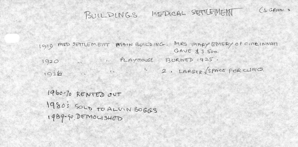 Medical Settlement - Big Laurel
