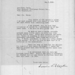 DARWIN D. MARTIN 1928 Correspondence