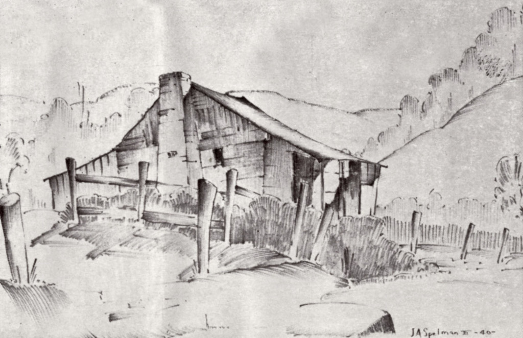 1941 Calendar. Drawing by John A. Spelman III. July