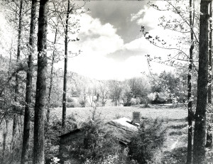 Looking across Chapel field from Power House.  [nace_1_044a.jpg]