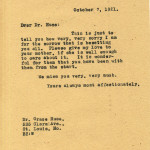 Dr. GRACE HUSE Correspondence
