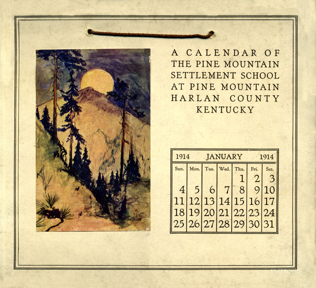 1914 Calendar. January