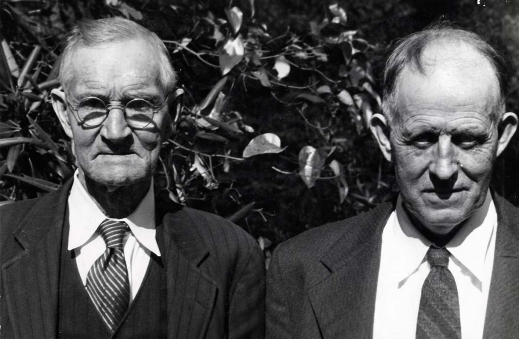 Lewis Lyttle (lft) and Columbus Creech (rt)1`948.