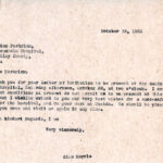 PMSS staff letter to Purbrick