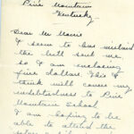 Purbrick letter to PMSS, page 1