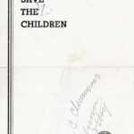 Save the Children brochure