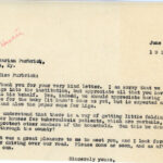 PMSS staff letter to Purbrick