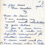 Purbrick letter to PMSS, page 1