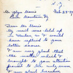 Purbrick letter to PMSS, page 1