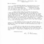 Dr and Mrs WILMER S LEHMAN Correspondence