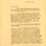 DARWIN D. MARTIN 1924 Correspondence