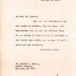 DARWIN D. MARTIN 1924 Correspondence